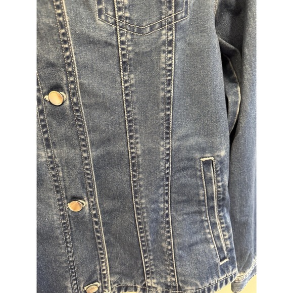 Ralph Lauren Jean Coat LJC Y2K Denim Vintage RL S  Classic Trucker - Picture 5 of 12